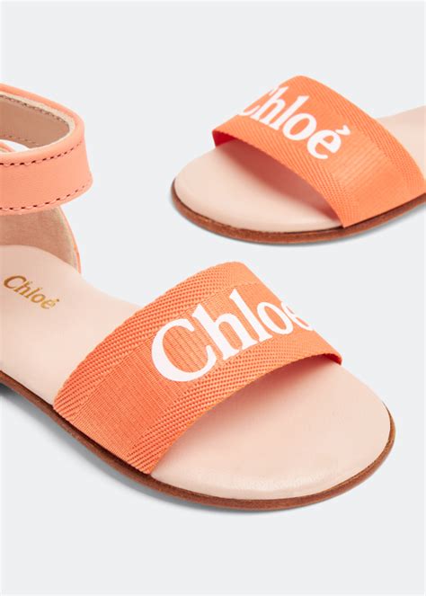 chloe logo sandals|chloe sandals snakeskin heel.